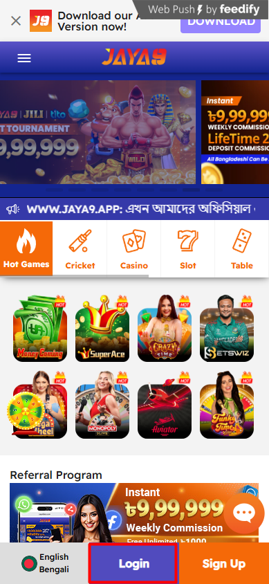 Discover the Excitement of jaya9 live casino 6